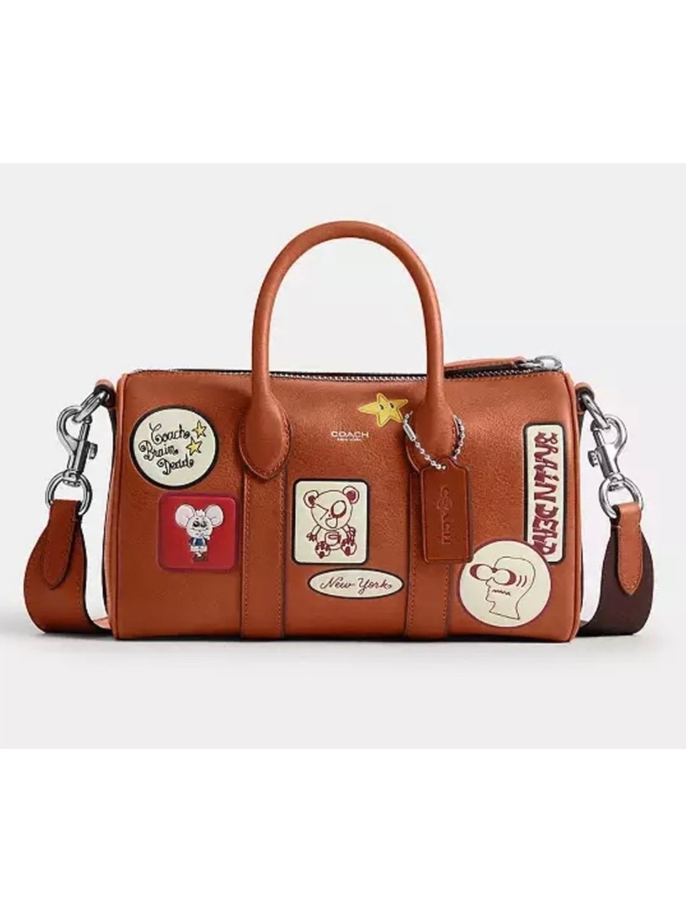 Coach X Braindead Compass 25 in Amber with Patches NWT
